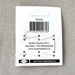 Checks - Confetti Minis Buttons - 2 Hole (ONLINE ORDER ONLY)