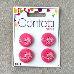 Beautiful - Confetti Minis Buttons - 2 Hole (ONLINE ORDER ONLY)
