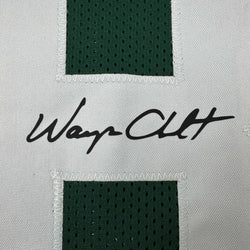 Facsimile Autographed Wayne Chrebet New York Green Reprint Laser Auto Football Jersey Size Men's XL (ONLINE ORDER ONLY)