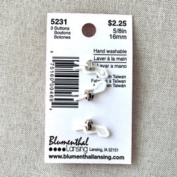 5231 - Glamour Gems - Shank Buttons - 16mm - Silver Pink Gem (ONLINE ORDER ONLY)