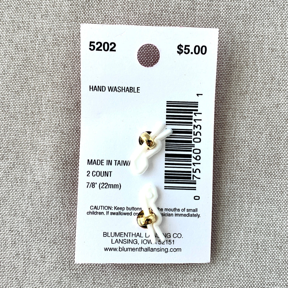 5202 Gold Flower Circle - Glamour Gems - Shank Button - 22mm - Gold Clear (ONLINE ORDER ONLY)
