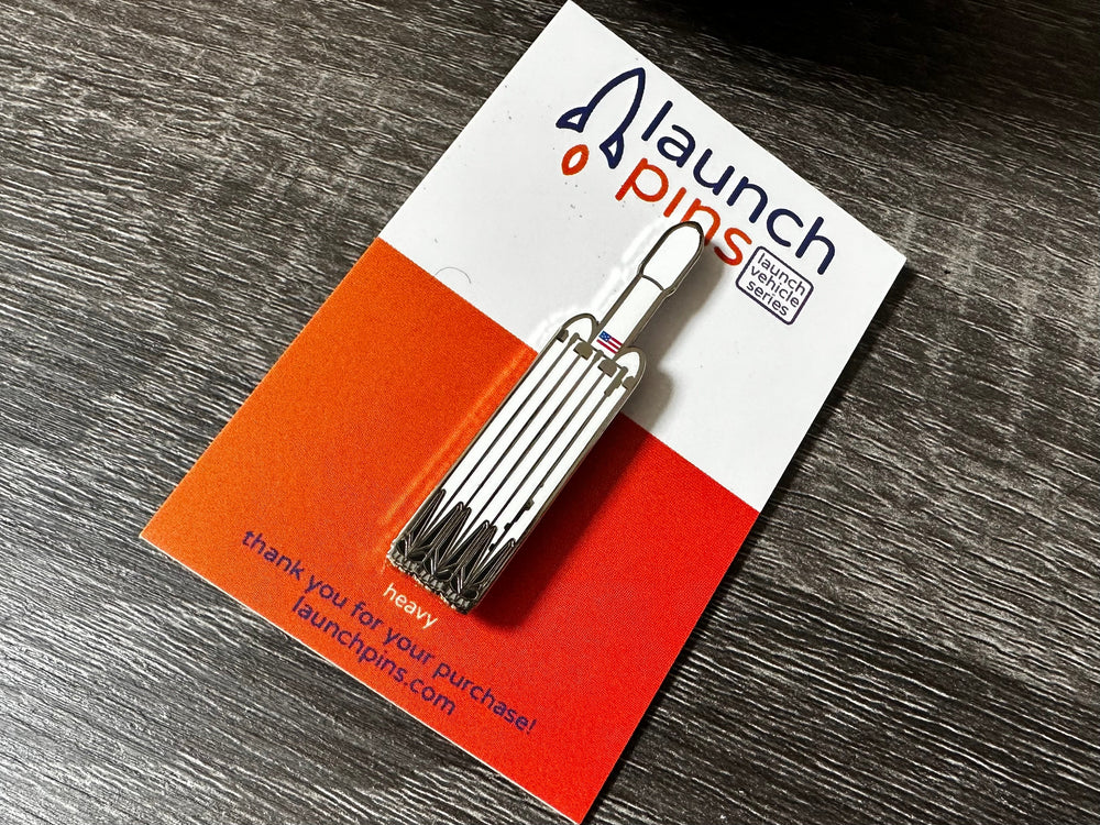 Heavy Launch Vehicle Enamel Pin