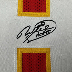 Facsimile Autographed Will Shields Kansas City Red Reprint Laser Auto Football Jersey Size Men's XL (ONLINE ORDER ONLY)