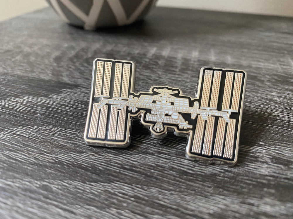 International Space Station (ISS) Enamel Pin