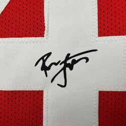 Facsimile Autographed Ronnie Lott San Francisco Red Reprint Laser Auto Football Jersey Size Men's XL (ONLINE ORDER ONLY)