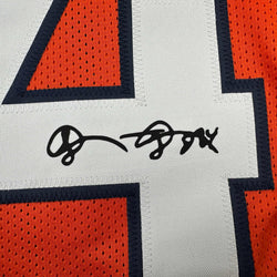 Facsimile Autographed Shannon Sharpe Denver Orange Reprint Laser Auto Football Jersey Size Men's XL (ONLINE ORDER ONLY)