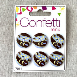 Paisley - Confetti Minis Buttons - 2 Hole (ONLINE ORDER ONLY)