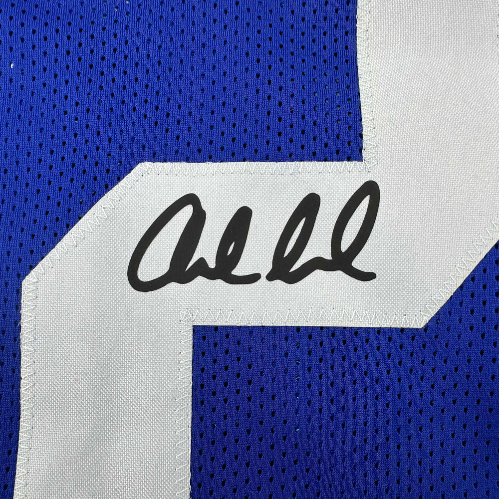 Facsimile Autographed Andrew Luck Indianapolis Blue Reprint Laser Auto Football Jersey Size Men's XL (ONLINE ORDER ONLY)