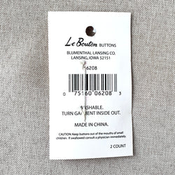 6208 Fish - Le Bouton - 2 Hole Button - Yellow Orange (ONLINE ORDER ONLY)