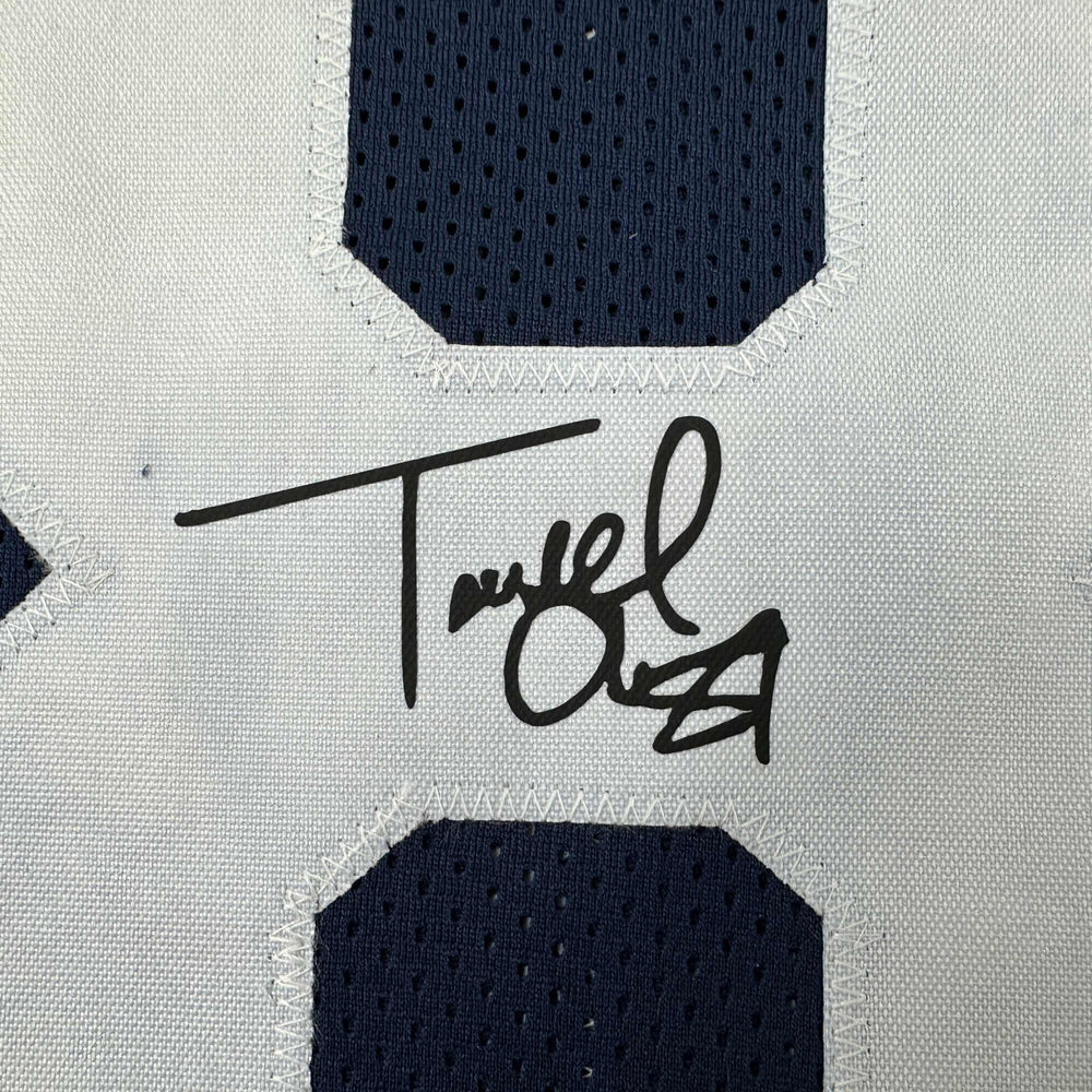 Facsimile Autographed Terrell Owens Dallas Thanksgiving Day Reprint Laser Auto Football Jersey Size Men's XL (ONLINE ORDER ONLY)