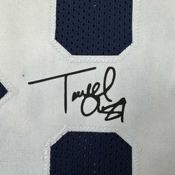 Facsimile Autographed Terrell Owens Dallas Thanksgiving Day Reprint Laser Auto Football Jersey Size Men's XL (ONLINE ORDER ONLY)
