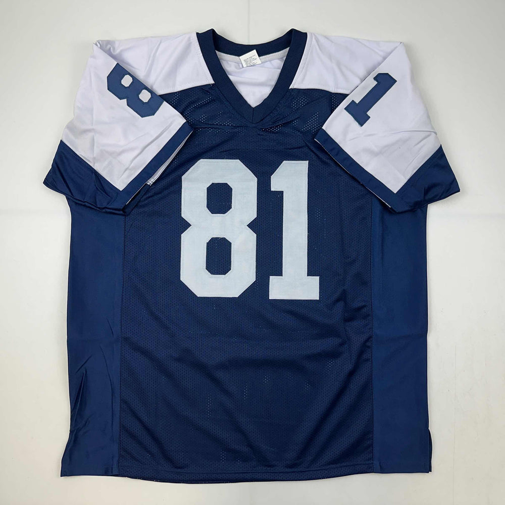 Facsimile Autographed Terrell Owens Dallas Thanksgiving Day Reprint Laser Auto Football Jersey Size Men's XL (ONLINE ORDER ONLY)