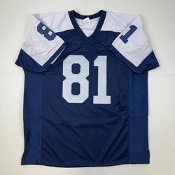 Facsimile Autographed Terrell Owens Dallas Thanksgiving Day Reprint Laser Auto Football Jersey Size Men's XL (ONLINE ORDER ONLY)