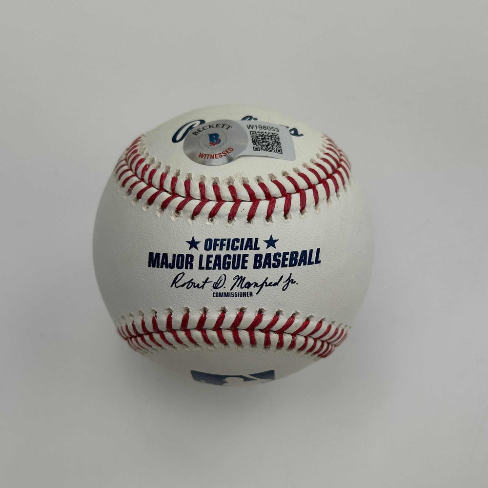 Autographed/Signed Jonathan Papelbon Rawlings Official Major League Baseball ROML Beckett BAS COA Auto (ONLINE ORDER ONLY)