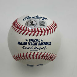 Autographed/Signed Derek Lee Rawlings Official Major League Baseball ROML Beckett BAS COA (ONLINE ORDER ONLY)