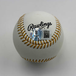 Autographed/Signed Dale Murphy 5x GG Gold Glove Rawlings Official Major League ROML Baseball Beckett BAS COA (ONLINE ORDER ONLY)