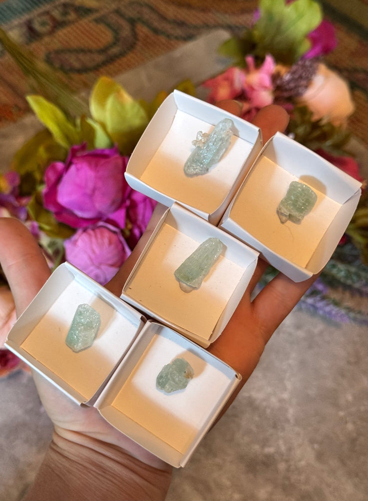 Etched Aquamarine Specimens from Brazil (ONLINE ORDER ONLY)
