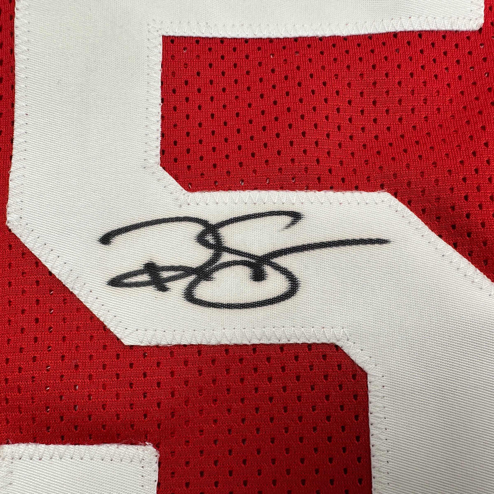 Autographed/Signed Ralph Sampson Houston Red Basketball Jersey JSA COA (ONLINE ORDER ONLY)