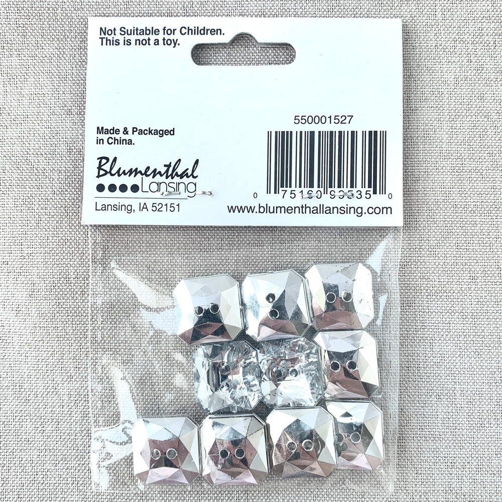 1527 Dazzle - Favorite Findings - 2 Hole Buttons - - Metallic (ONLINE ORDER ONLY)