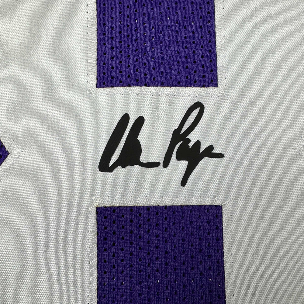 Facsimile Autographed Alan Page Minnesota Purple Reprint Laser Auto Football Jersey Size Men's XL (ONLINE ORDER ONLY)