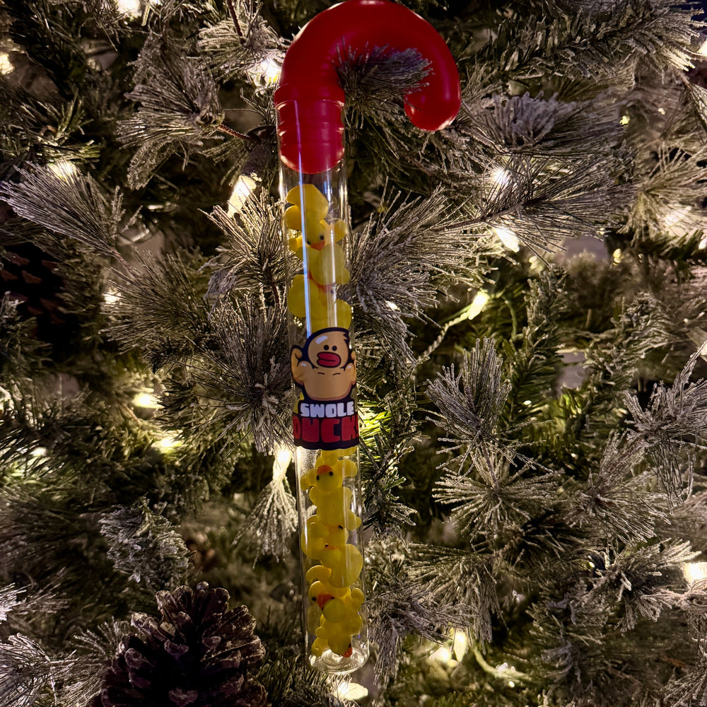 Swole Duck Candy Cane (ONLINE ORDER ONLY)