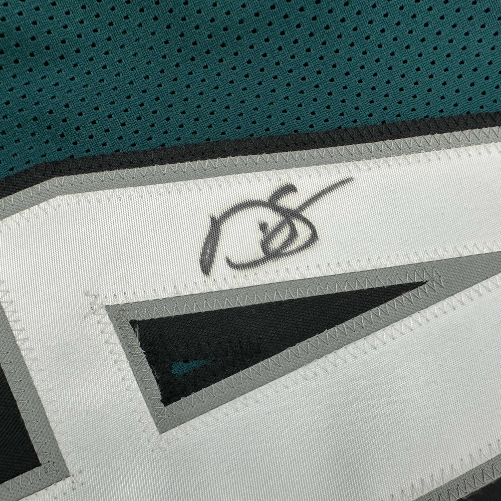 Autographed/Signed Darren Sproles Philadelphia Green Football Jersey Beckett BAS COA