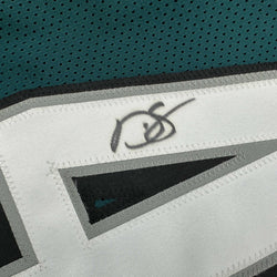 Autographed/Signed Darren Sproles Philadelphia Green Football Jersey Beckett BAS COA