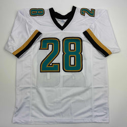 Autographed/Signed Fred Taylor Jacksonville White Football Jersey JSA COA