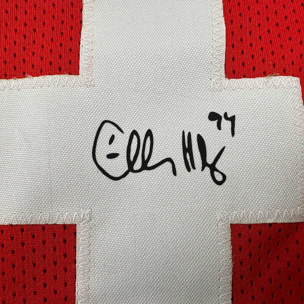Facsimile Autographed Charles Haley San Francisco Red Reprint Laser Auto Football Jersey Size Men's XL (ONLINE ORDER ONLY)