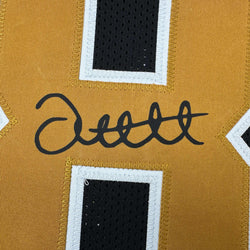 Framed Facsimile Autographed Joe Horn 35x39 New Orleans Black Reprint Laser Auto Football Jersey (ONLINE ORDER ONLY)