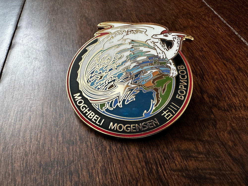 NASA Crew-7 USCV-7 Mission Patch Hard Enamel Pin (ONLINE ORDER ONLY)