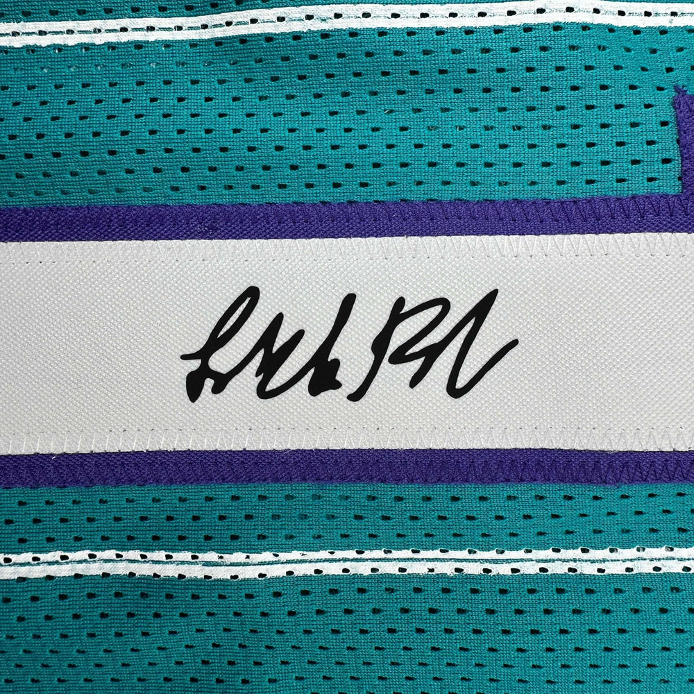 Facsimile Autographed LaMelo Ball Charlotte Teal Reprint Laser Auto Basketball Jersey Size Men's XL (ONLINE ORDER ONLY)