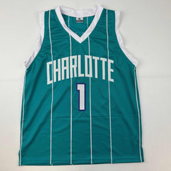 Facsimile Autographed LaMelo Ball Charlotte Teal Reprint Laser Auto Basketball Jersey Size Men's XL (ONLINE ORDER ONLY)