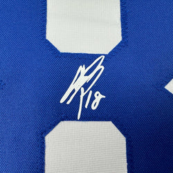 Framed Facsimile Autographed Yoshinobu Yamamoto 35x39 Los Angeles LA White Reprint Laser Auto Baseball Jersey (ONLINE ORDER ONLY)