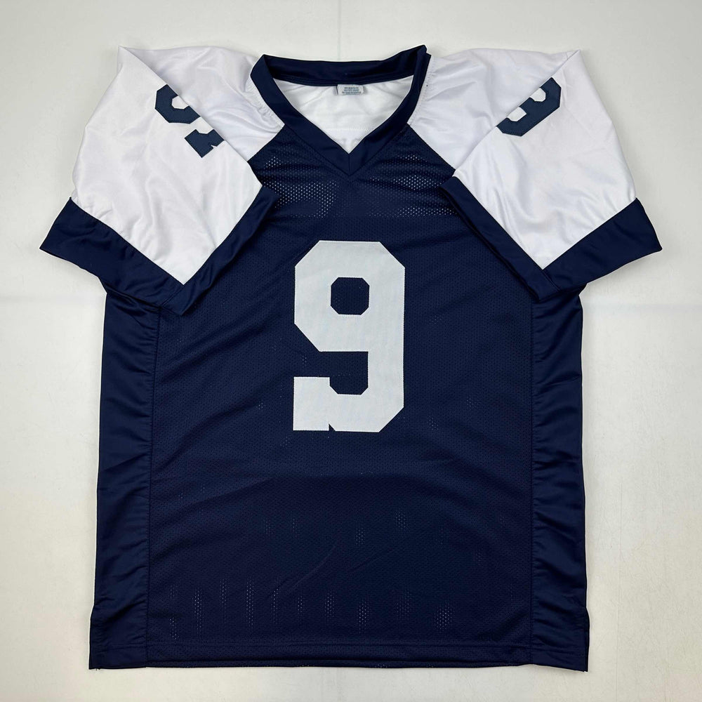 Facsimile Autographed Tony Romo Dallas Thanksgiving Day Reprint Laser Auto Football Jersey Size Men's XL (ONLINE ORDER ONLY)