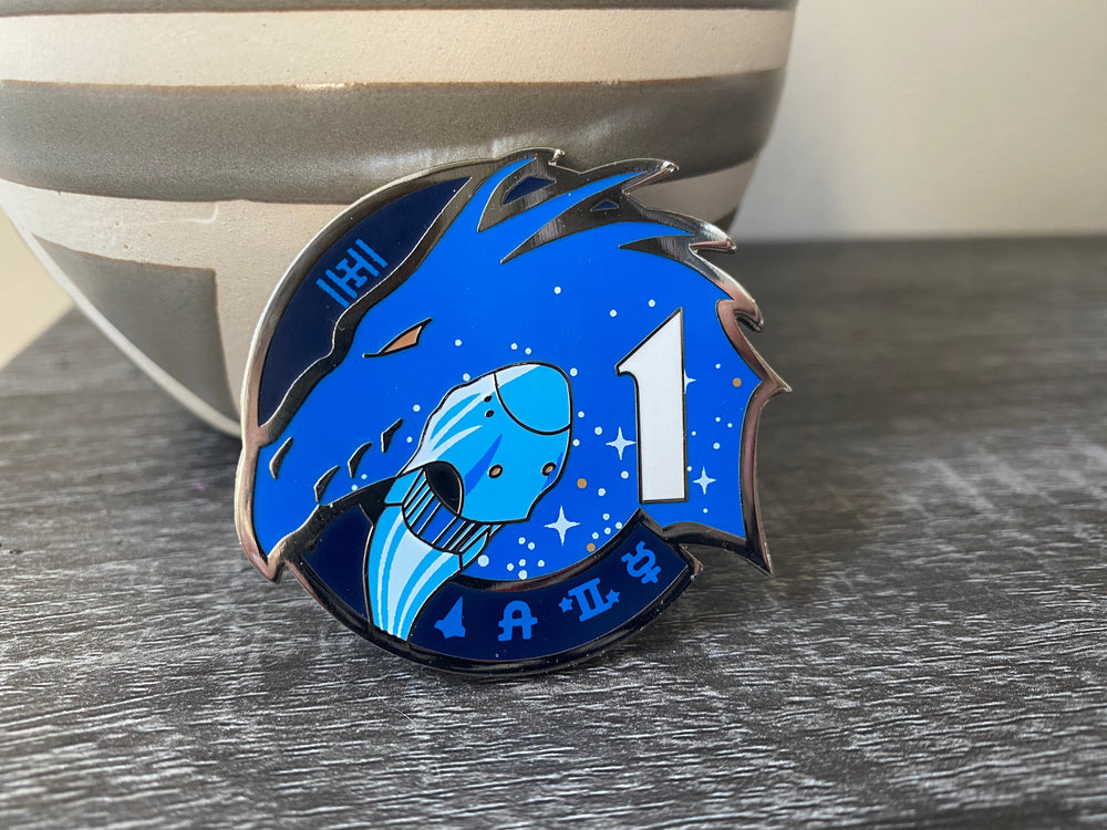 NASA Crew-1 USCV-1 Mission Patch Hard Enamel Pin (ONLINE ORDER ONLY)