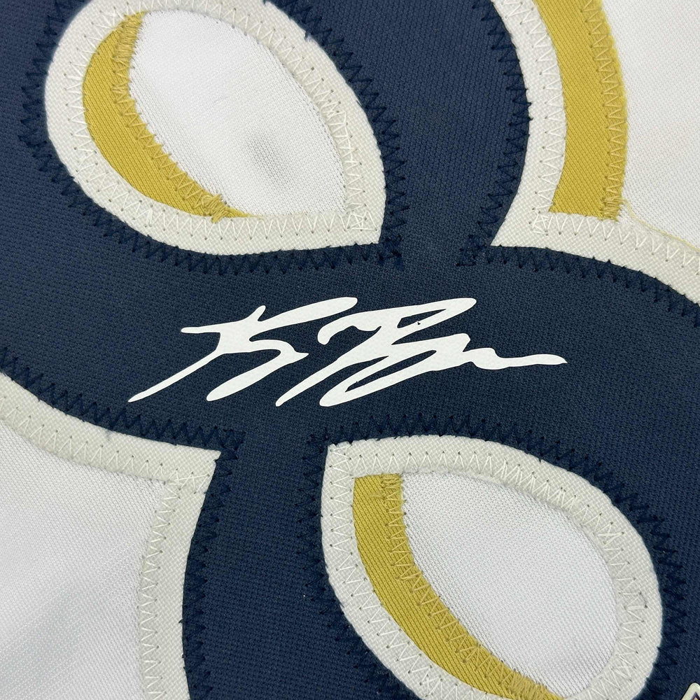Framed Facsimile Autographed Ryan Braun 35x39 Milwaukee White Reprint Laser Auto Baseball Jersey (ONLINE ORDER ONLY)