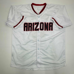 Facsimile Autographed Ketel Marte Arizona White Reprint Laser Auto Baseball Jersey Size Men's XL (ONLINE ORDER ONLY)