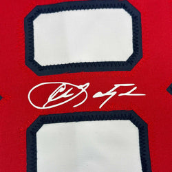 Facsimile Autographed Carl Yastrzemski Boston White Reprint Laser Auto Baseball Jersey Size Men's XL (ONLINE ORDER ONLY)