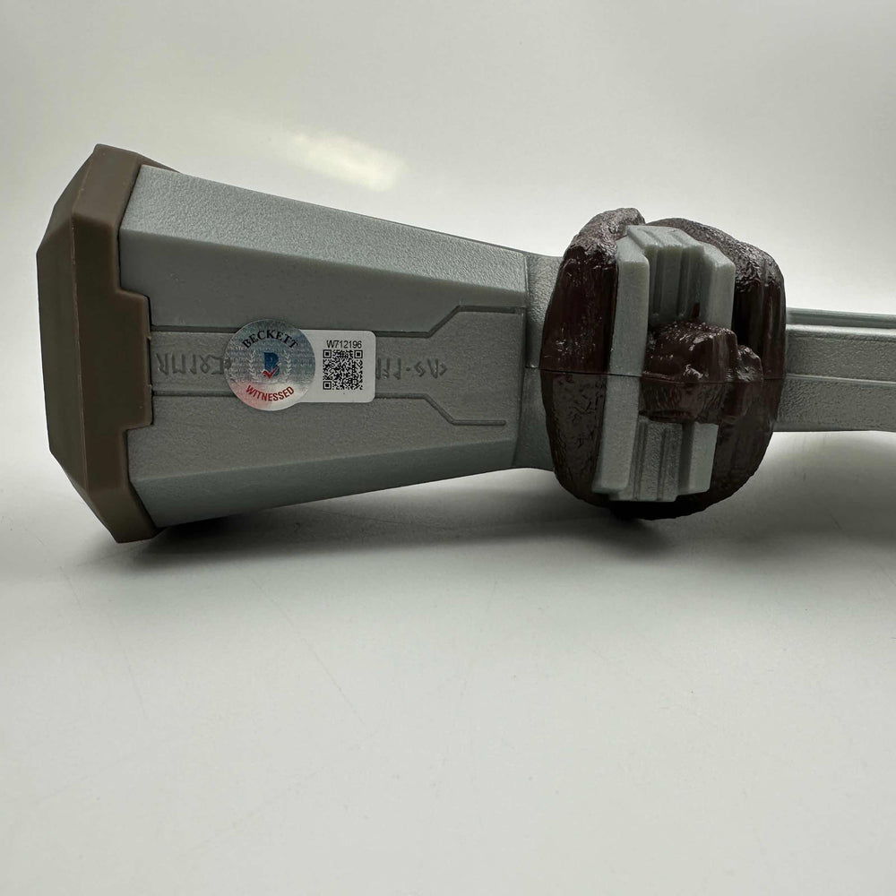 Autographed/Signed Chris Hemsworth Thor Stormbreaker 14" Axe Marvel Avengers Infinity War End Game Replica Movie Prop Toy Beckett BAS COA