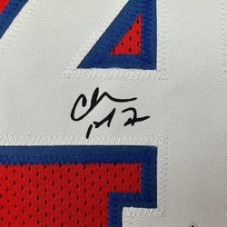 Facsimile Autographed Charles Barkley Philadelphia Red Reprint Laser Auto Basketball Jersey Size Men's XL (ONLINE ORDER ONLY)