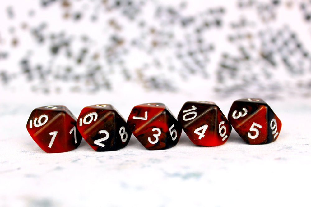 Counter | Red and Black D10 (ONLINE ORDER ONLY)