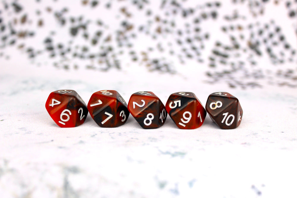 Counter | Red and Black D10 (ONLINE ORDER ONLY)