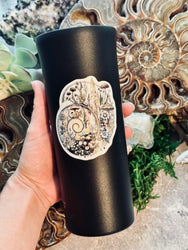 Ammonite Sticker – 3" Ancient Fossil Crystal Spiral Vinyl Decal (ONLINE ORDER ONLY)