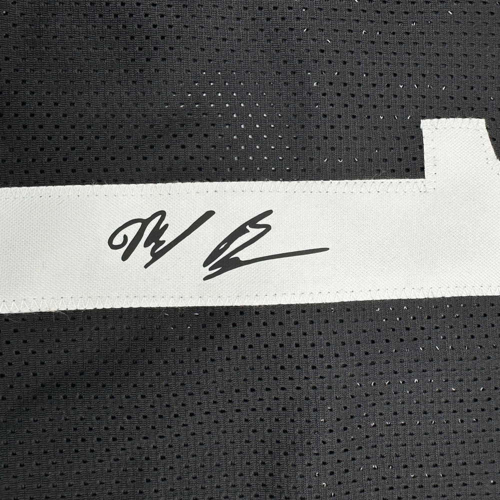 Facsimile Autographed Mikal Bridges Brooklyn Black Reprint Laser Auto Basketball Jersey Size Men's XL (ONLINE ORDER ONLY)