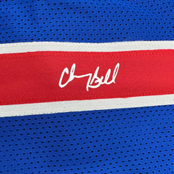Facsimile Autographed Chauncey Billups Detroit Blue Reprint Laser Auto Basketball Jersey Size Men's XL (ONLINE ORDER ONLY)