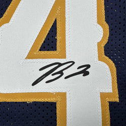 Facsimile Autographed Brandon Ingram New Orleans Blue Reprint Laser Auto Basketball Jersey Size Men's XL (ONLINE ORDER ONLY)