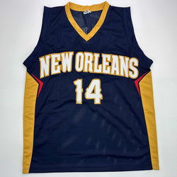 Facsimile Autographed Brandon Ingram New Orleans Blue Reprint Laser Auto Basketball Jersey Size Men's XL (ONLINE ORDER ONLY)