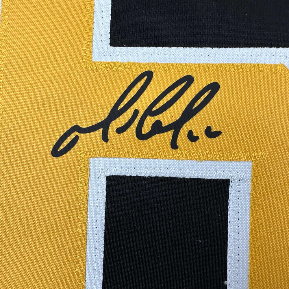 Facsimile Autographed Mario Lemieux Pittsburgh Black Reprint Laser Auto Hockey Jersey Size Men's XL (ONLINE ORDER ONLY)