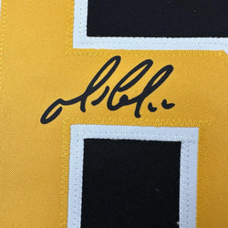 Facsimile Autographed Mario Lemieux Pittsburgh Black Reprint Laser Auto Hockey Jersey Size Men's XL (ONLINE ORDER ONLY)